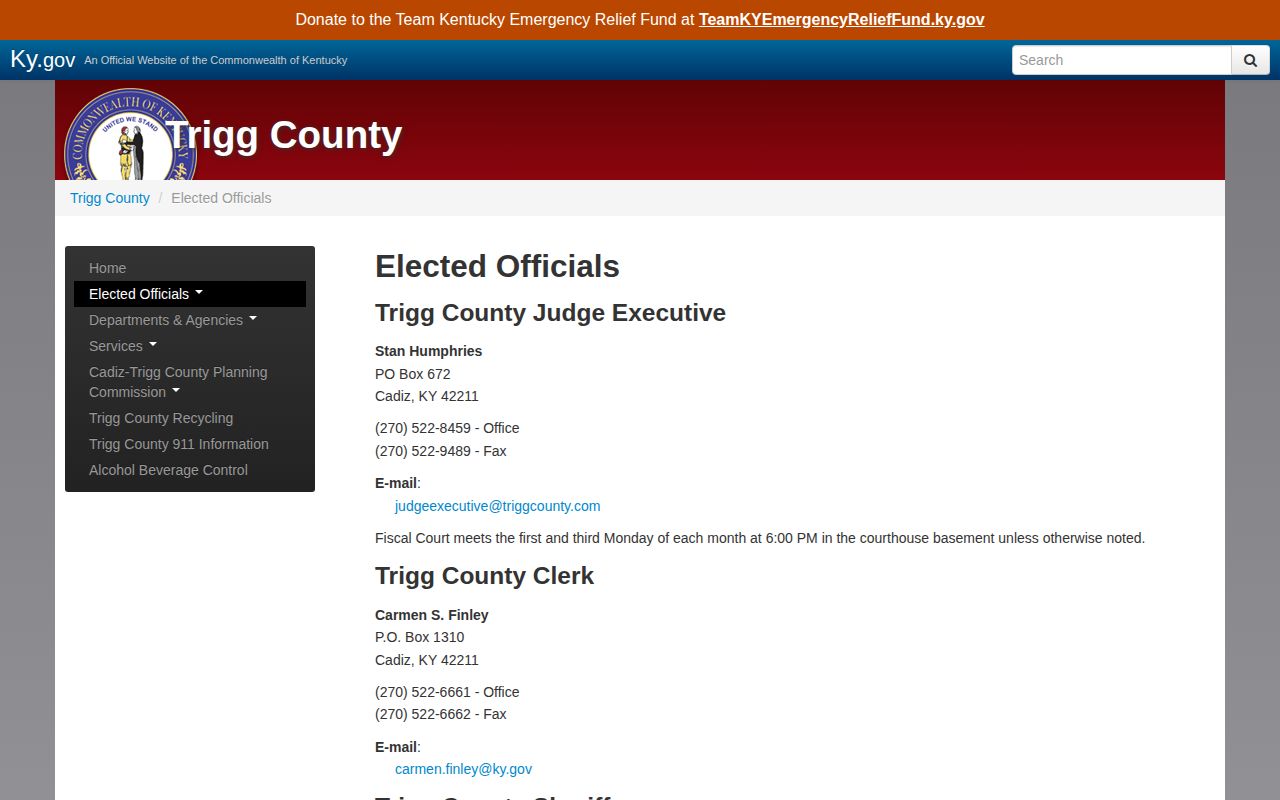 Trigg County released inmate transport duties to Christian County Jail